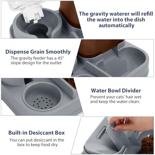 Automatic Small Pet Feeder and Water Dispenser