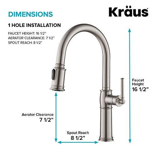 Sellette Traditional Spot Free Stainless Steel Single Handle Pull