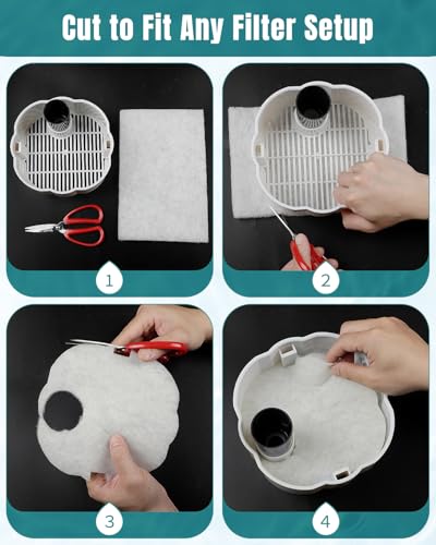 79 x 12 Inch White Cuttable Aquarium Filter Pad