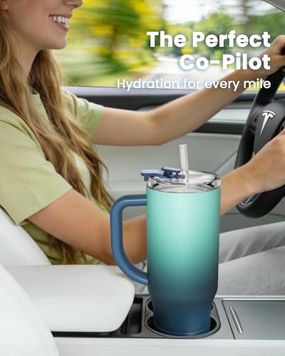 Insulated Mug 100% Leak Proof Insulated Water Bottle for Iced Coffee & Hot Drinks