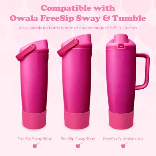 Silicone Boot for Owala 30oz & 40oz FreeSip Sway Bottles & Tumblers