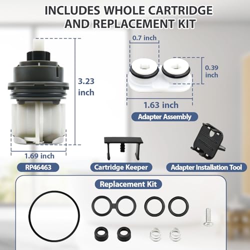 RP46463 Cartridge Replacement for Delta 17 Sereis Tub and Shower Dual Function Handle