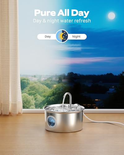 Stainless Steel Cat Water Fountain