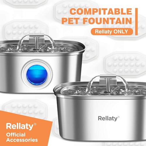 Official Cat Water Fountain Filters Replacement (4 Count)