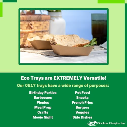0517 #200 ECO Kraft Paperboard Food Tray