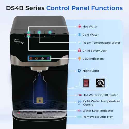 Bottleless Water Cooler Dispenser with 4