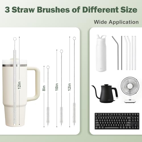 5Pcs Water Bottle Cleaner Brush Set 5 in 1 Cup Straw Cleaning Brush (5 Count)