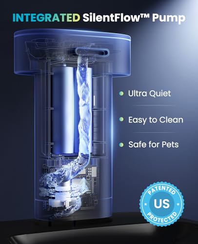 2.2L 74oz Wireless Cat Water Fountain