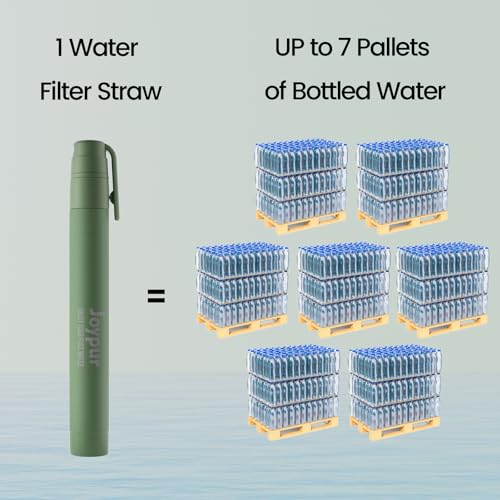 Camping Water Filtration Straw (4 Count)
