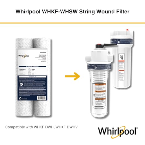 35 Micron 10" x 2.5" String Wound Whole House Water Filters (2 Count)