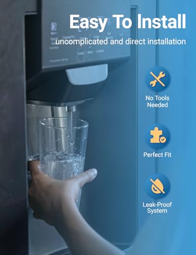 Adq360061 Water Filter Replacement for LG Lt700p Adq36006101 Lfds22520s (4 Count)