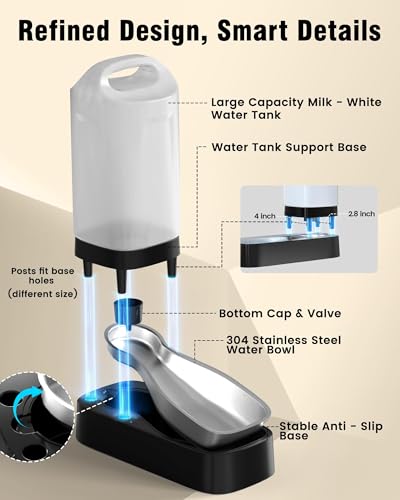 Automatic Dog Water Bowl Dispenser (3.31 Pound)