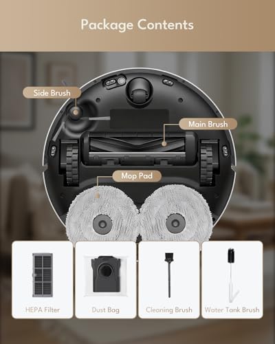 E40 Ultra Replacement Parts Compatible with Mova E40 Ultra & P20 Ultra Robot Vacuum Cleaner