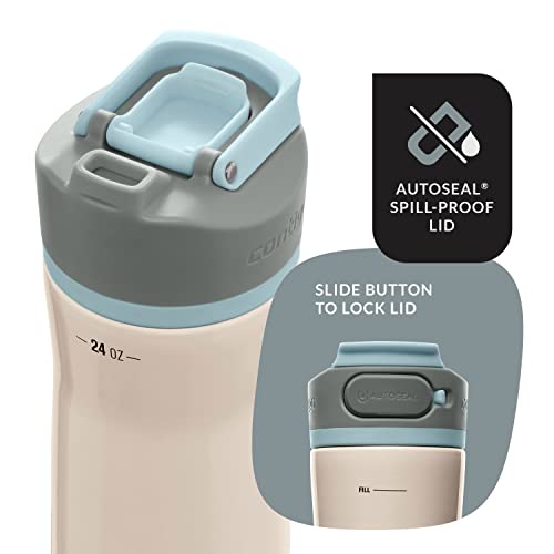 Clybourn Chill Stainless Steel FreeFlow Filter Water Bottle with AUTOSEAL