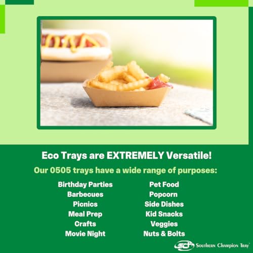 0505 #40 ECO Kraft Paperboard Food Tray