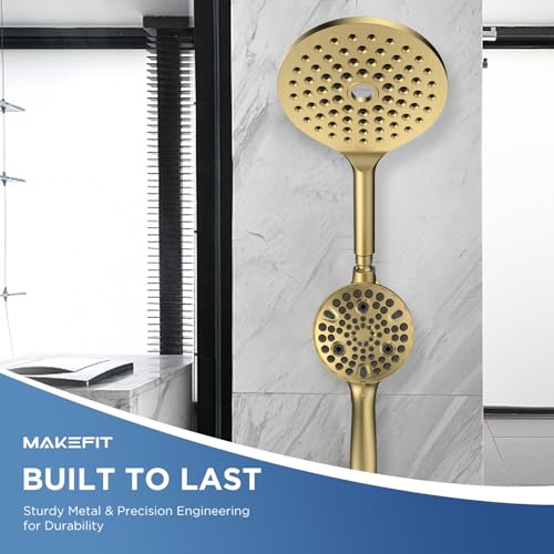Dual Handheld Shower Head Combo