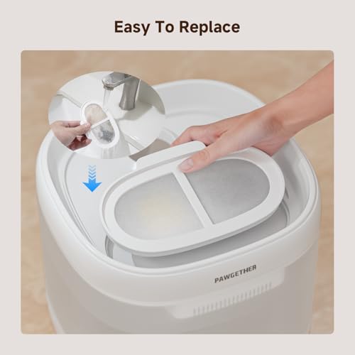 3Pcs Cat Water Fountain Filter Compatible with 67oz