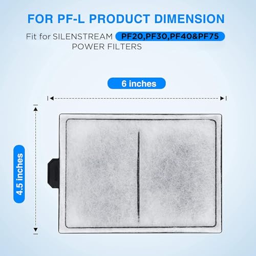 8 Pack PF L Carbon Cartridge for Silenstream PF20 (6 Count)