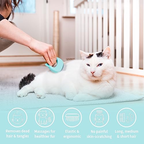 The Original Pet Hair Removal Massaging Shell Comb
