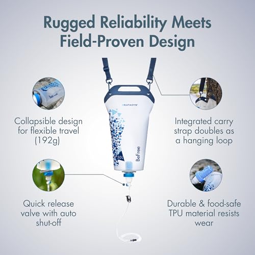 BeFree Gravity Water Filter 3L for Camping