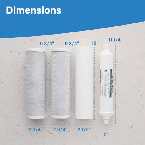 Reverse Osmosis Filter Replacement For 5 Stage Reverse Osmosis Water Filtration Systems