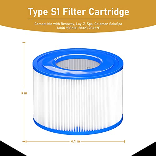 Type S1 Spa Filter 29011E for All Intex PureSpa 28429E