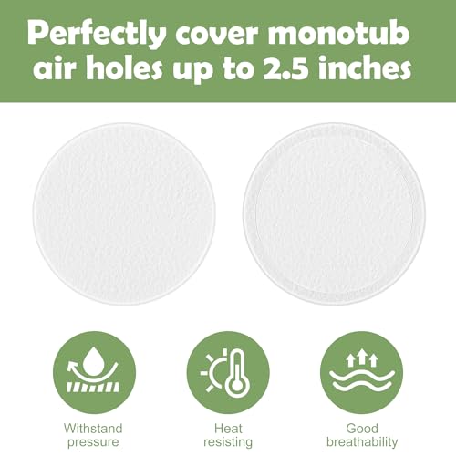 24 Pcs 2.5" Monotub Adhesive Filter Disks