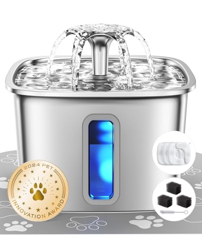 Innovation Award Winner Stainless Steel Cat Water Fountain