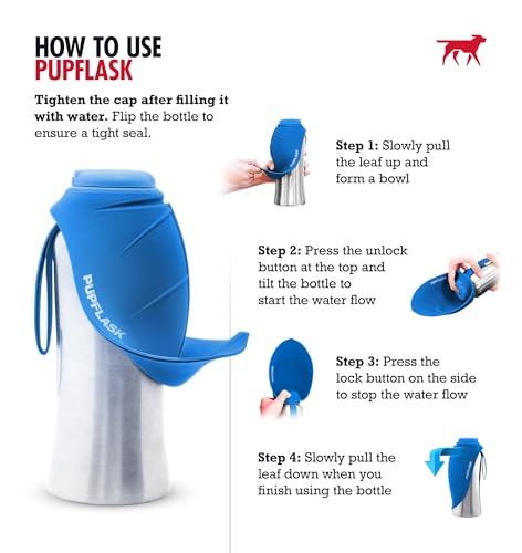 PupFlask Large Dog Water Bottle