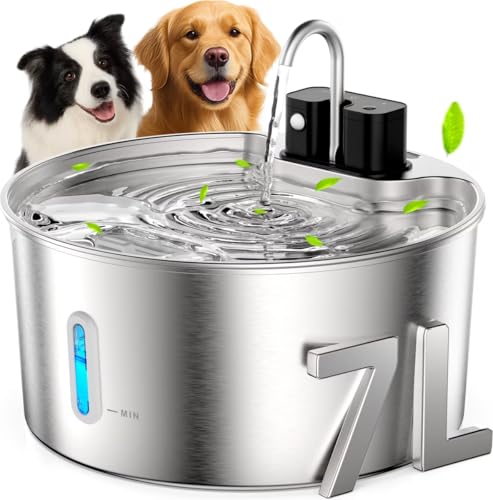 PWL 009 Wireless Smart 3 Water Modes Stainless Steel Dog Water Fountain