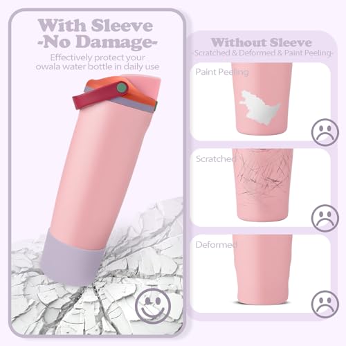 Silicone Boot for Owala 30oz & 40oz FreeSip Sway Bottles & Tumblers