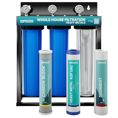 3 Stage Heavy Metal Whole House Water Filter System