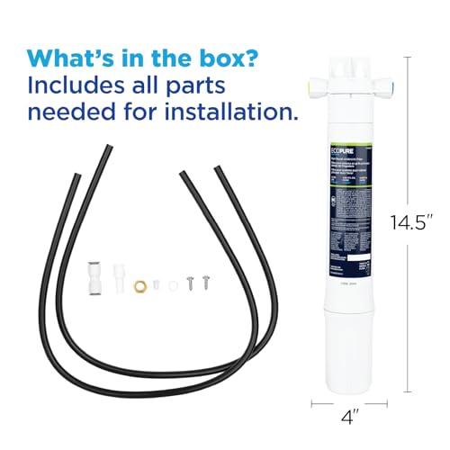 EPWUFF Under Sink Inline Water Filter System