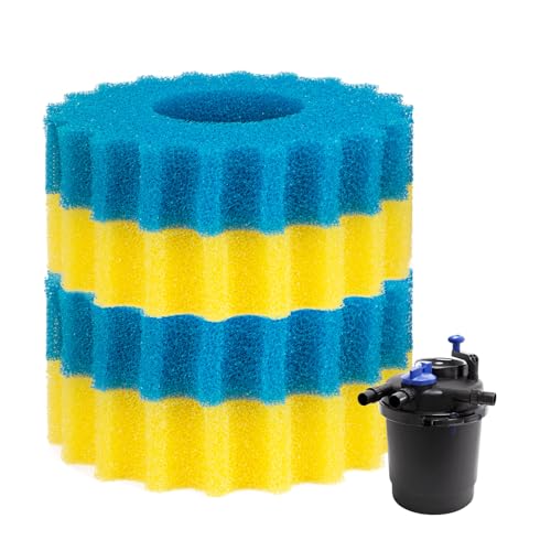Pond Filter Replacement Sponge Filter Media Pads for VIVOHOME 1580 (4 Count)