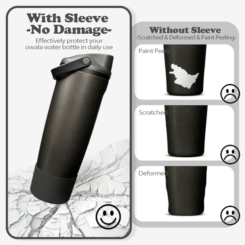 Silicone Boot for Owala 30oz & 40oz FreeSip Sway Bottles & Tumblers