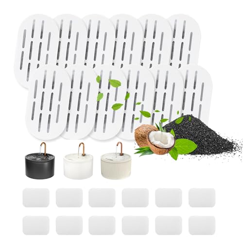 Ceramic Cat Water Fountain Filters (24 Count)