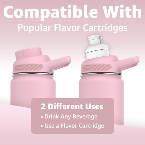 Water Bottle Compatible With Popular Flavor Cartridges