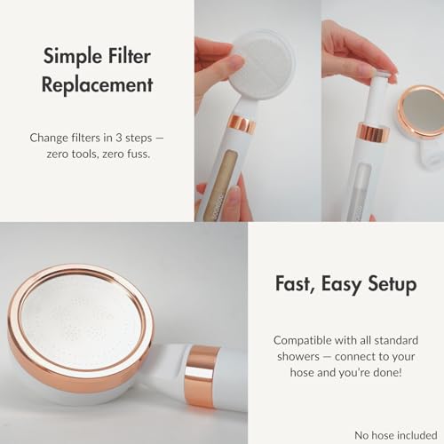 Dual Hard Water NSF Filter Shower Head