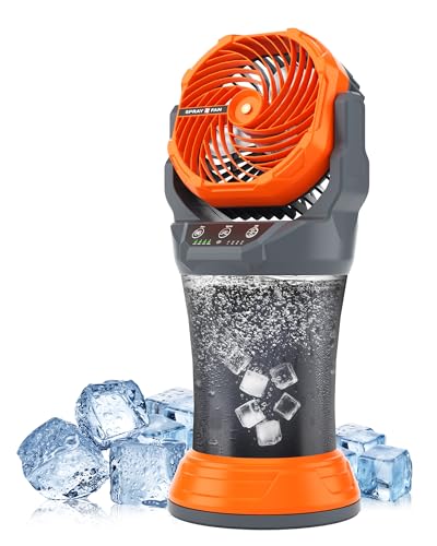 Portable Misting Fan with RGB Ambient Light
