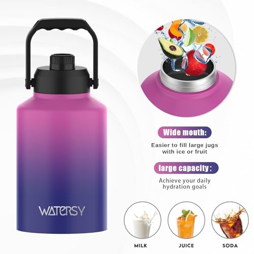 1 Gallon Water Bottle Insulated