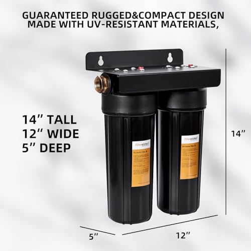 RV Dual Water Filter System with 3