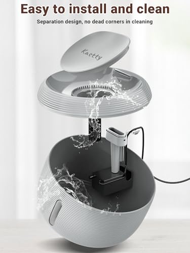 3.5L 118oz Large Capacity Cat Water Fountain for Cats Indoor