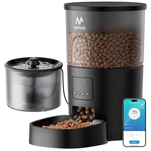 Automatic Cat Feeder 5G WiFi and Water Dispenser