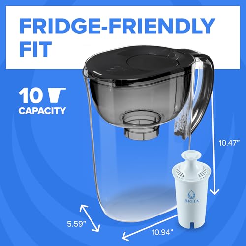 Small 10 Cup Water Filter Pitcher