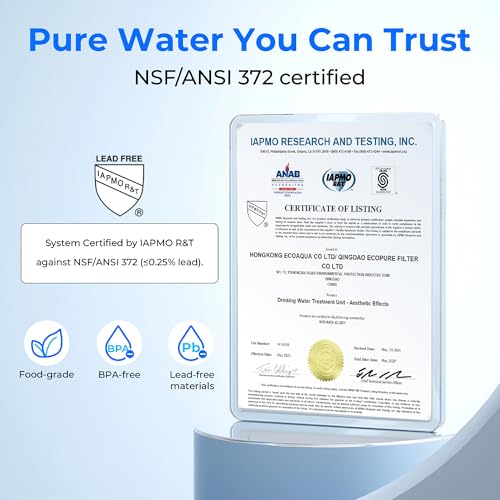 UA-5Y 5-Year Under Sink Water Filter System, Ultra Long Life