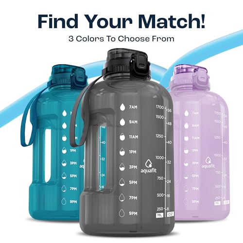 Half Gallon Water Bottle with Time Marker