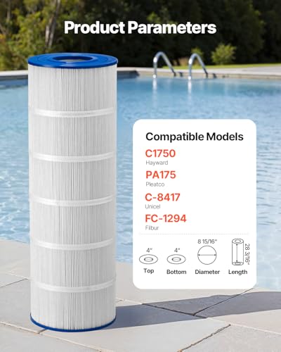 C1750 Pool Filter Cartridge Replacement for Hayward C1750
