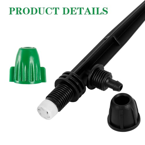 30PCS 1 4" Drip Irrigation Spray Emitters Lock Barbed Leak (30 Count)