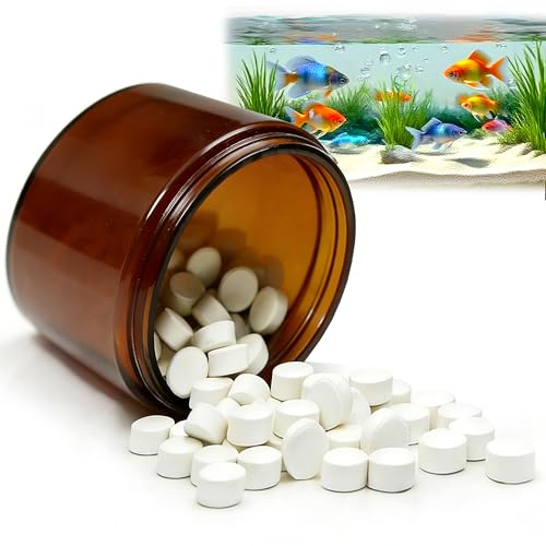 Aquarium Water Purification Tablets for Fish Tanks (100 Count)