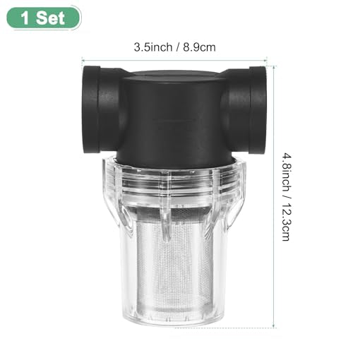 Water Pump Strainer with 40 Mesh Stainless Steel Filter Screen